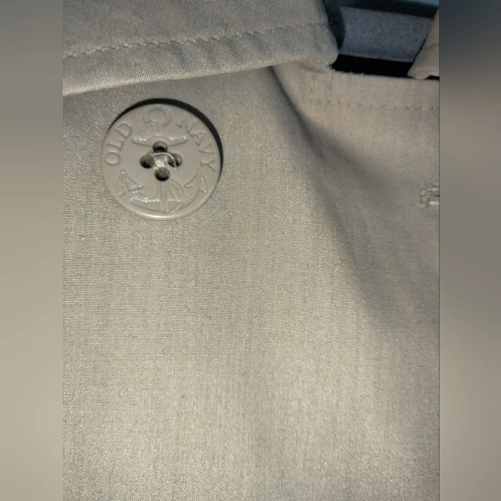 Old Navy (Size M) Khaki Lightweight Double-breasted Button Casual Peacoat